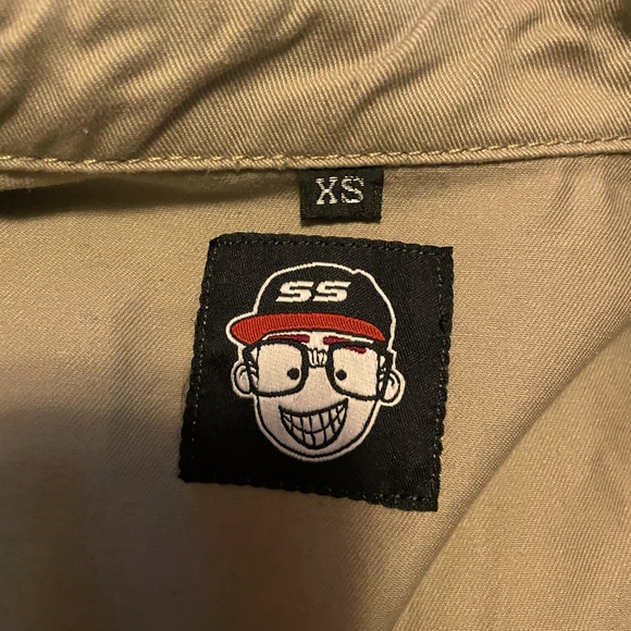 Tan button up - Picture 2 of 2